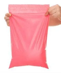 100pc A4 (250×350) Courier Mailer Bags Pink