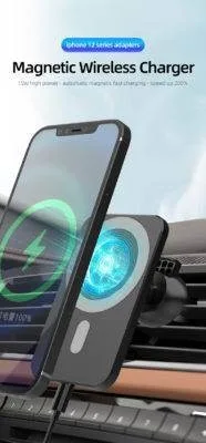 15W MagSafe Car Charger Mount iPhone Holder