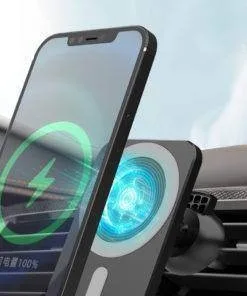 15W MagSafe Car Charger Mount iPhone Holder