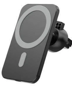 15W MagSafe Car Charger Mount iPhone Holder Black