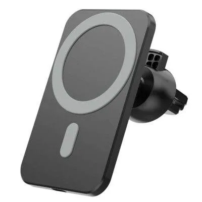 15W MagSafe Car Charger Mount iPhone Holder Black