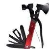 18-in-1 Axe Hammer Camping Tool Survival Knife Kit
