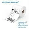 350PCs 150mm x 10mm (4×6) Thermal Transfer Courier Label Permanent Adhesive