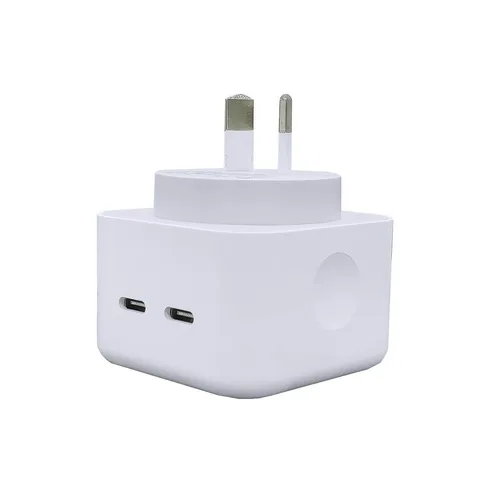 40W Dual USB-C Type-C PD Wall Charger Adapter for iPhone Samsung