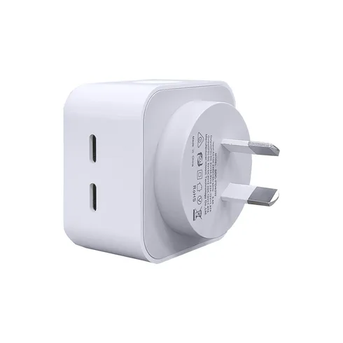 40W Dual USB-C Type-C PD Wall Charger Adapter for iPhone Samsung