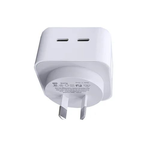 40W Dual USB-C Type-C PD Wall Charger Adapter for iPhone Samsung