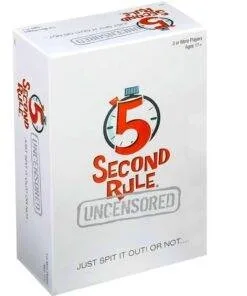 5-second Rule Party Board Game Card