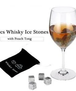 Luxury Whisky Stones Gift Set 9 Granite Ice Cube