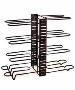 Adjustable 8 Tier Pan and Pot Lid Holder Rack