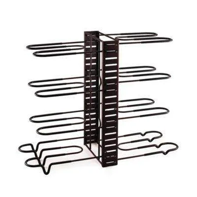 Adjustable 8 Tier Pan and Pot Lid Holder Rack