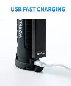 COB LED Torch USB Rechargeable Multi-Function Folding Work Light