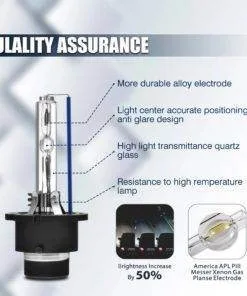 2PCs D2S D2R D2C Car 35W Xenon HID headlight Bulbs