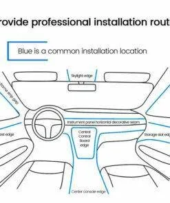 Car Interior Music Flashing EL LED Atmosphere Neon Strip 7M