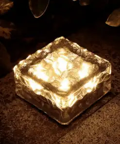 LED Ice Cube Solar Garden Light