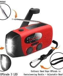 Emergency Solar Crank AM/FM/NOAA Radio
