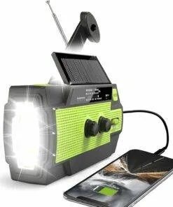Emergency Solar Hand Crank Weather Radio