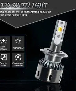 9005 HB3 LED Headlight bulbs adjustable colour 3000/4300/6000k low/high beam