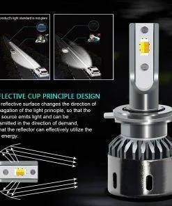 9005 HB3 LED Headlight bulbs adjustable colour 3000/4300/6000k low/high beam
