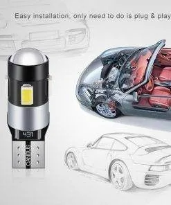 T10 Canbus LED park light bulb with 5630 SMD 129.1lm High Lumen Super Bright
