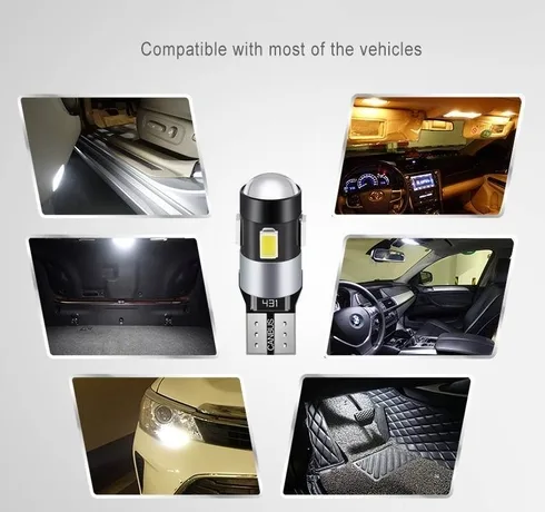 T10 Canbus LED park light bulb with 5630 SMD 129.1lm High Lumen Super Bright