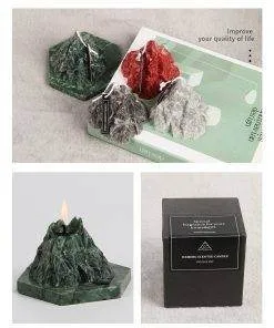 Elegant Iceberg Fragrance Scented Candle with Marble Coaster