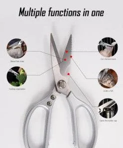 Multifunctional Kitchen Shears Stainless Steel Scissors