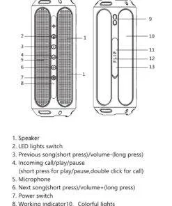 Outdoor Magnetic Bluetooth Speaker