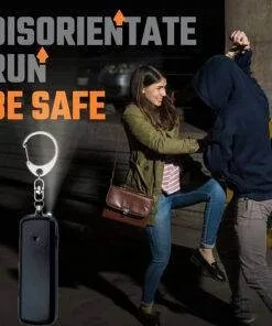 Personal Alarm Siren 130dB with LED Torch