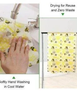 Reusable Nature Beeswax Food Wraps 1 Meter Roll