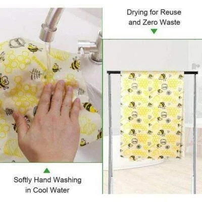 Reusable Nature Beeswax Food Wraps 1 Meter Roll