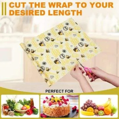 Reusable Nature Beeswax Food Wraps 1 Meter Roll