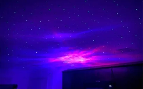 Star Projector Galaxy Night Light Spaceman Lamp
