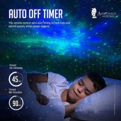 Star Projector Galaxy Night Light Spaceman Lamp
