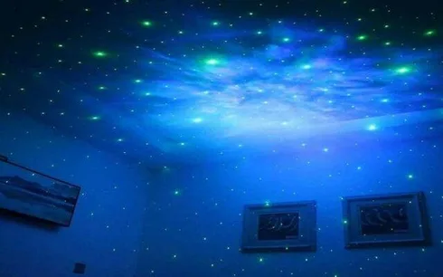Star Projector Galaxy Night Light Spaceman Lamp
