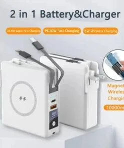 Ultimate 5 in 1 10000mAh Travel Power Bank Adapter Universal Charger