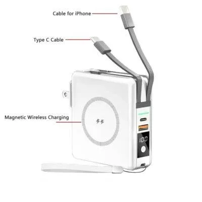 Ultimate 5 in 1 10000mAh Travel Power Bank Adapter Universal Charger