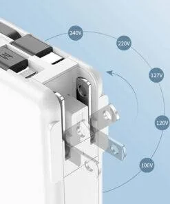 Ultimate 5 in 1 10000mAh Travel Power Bank Adapter Universal Charger