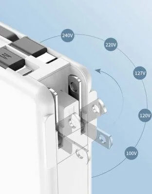 Ultimate 5 in 1 10000mAh Travel Power Bank Adapter Universal Charger