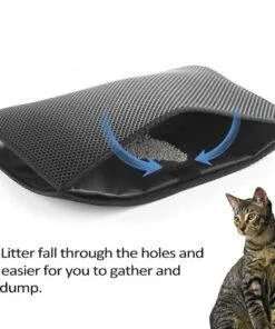 Waterproof Pet Cat Litter Mat Double Layer