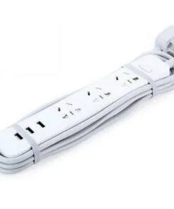 Xiaomi Power Extension Cord Household Lead with 3 USB 1.8M – 2 Colours