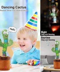 Birthday Gift Talking and Dancing Music Cactus