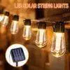 LED Solar String Lights Decoration Waterproof Garden Light Bulb