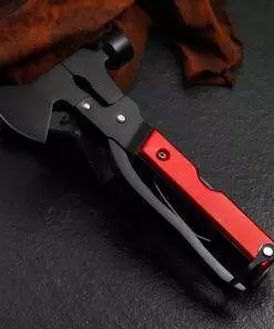 18-in-1 Axe Hammer Camping Tool Survival Knife Kit