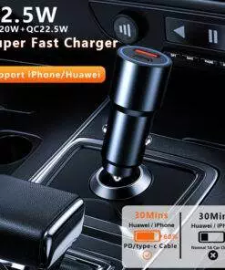 42.5w Ultra-Fast USB-C QC PD Car Charger