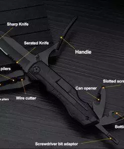 9 in 1 EDC Multitool Pliers Knife Outdoor Gadget Tool