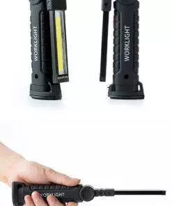 COB LED Torch USB Rechargeable Multi-Function Folding Work Light