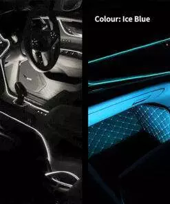 Car Interior Music Flashing EL LED Atmosphere Neon Strip 7M