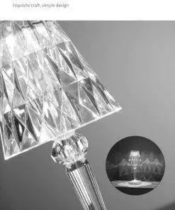 LED Diamond Crystal Light Desk Lamp