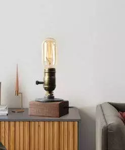 Modern Industrial Retro Edison Bedside Desk Lamp
