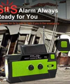Emergency Solar Hand Crank Weather Radio